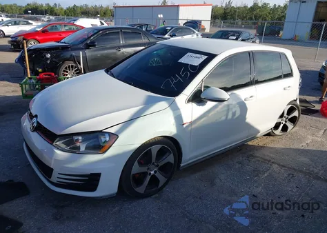 2017 Volkswagen Golf Gti Autobahn 4-Door/S 4-Door/Se 4-Door/Sport из США, поврежденный, VIN 3VW4T7AU9HM027450